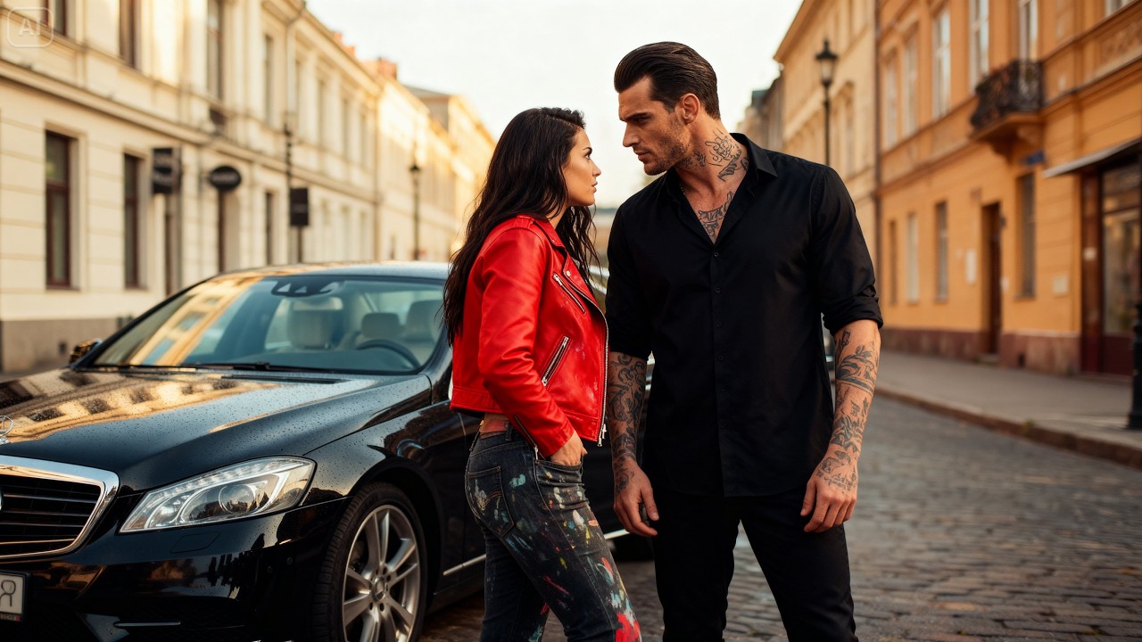 The mafia boss saw his secretary at the club and red with jealousy shouted This place is not for y