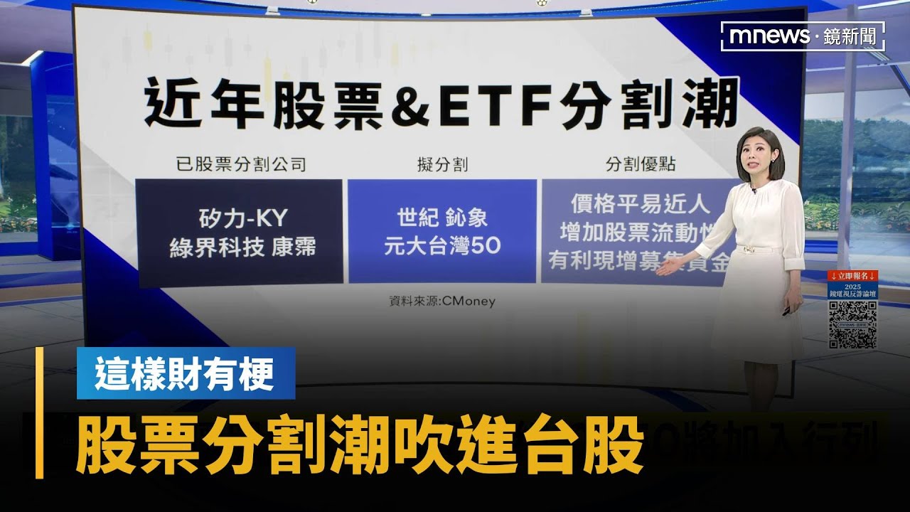 【這樣財有梗】股票分割潮吹進台股　帶動小資族投資熱潮 ｜早安進行式｜#鏡新聞