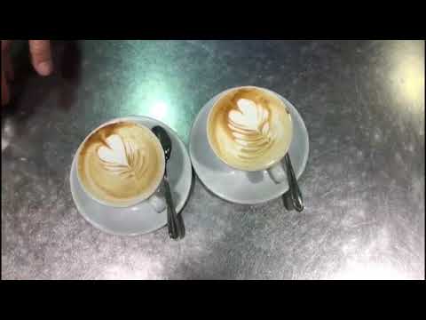 Latte Art Cappuccino Herz aus Südtirol