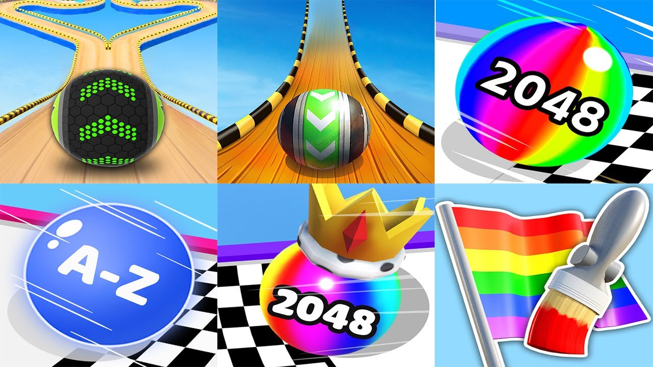 Going Balls, Coin Rush, Canvas Run, Flag Painters, AZ Run, Ball Merge 2048 2010202323