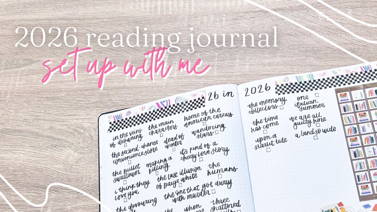 let's set up my 2026 reading journal