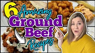 6 MOUTH-WATERING GROUND BEEF Recipes that will BLOW Your Mind! | Quick & Easy Dinner Recipes!