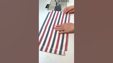 Sewing Tips and Tricks No.33 | DIY Drawstring Pouch👛 #diysewing #sewing #sew #pouch