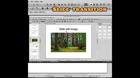 Slide transition in Libre Office impress