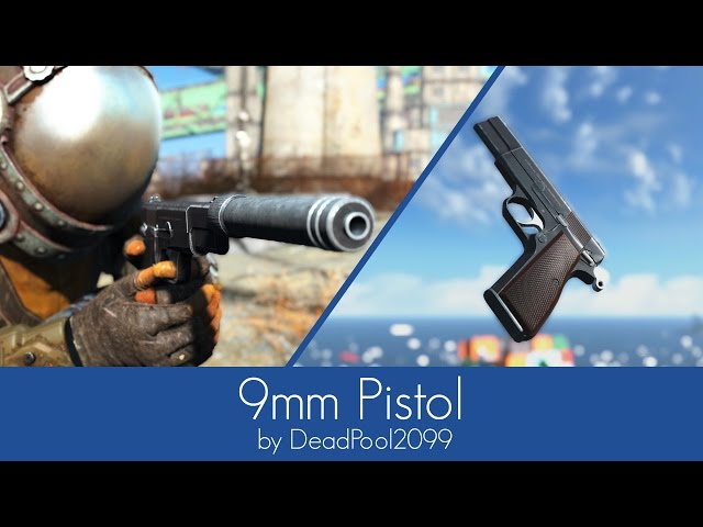 9Mm Pistol - Fallout 4 - Mod Spotlight - Youtube