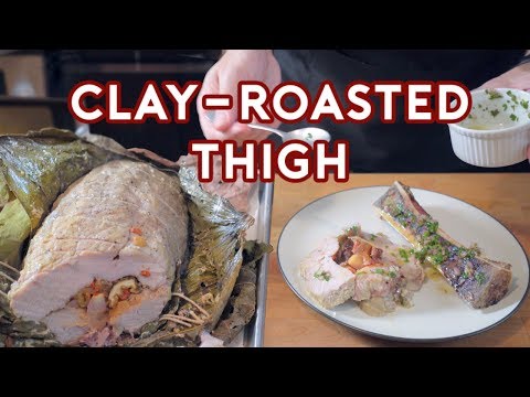 Binging with Babish Clay-Roasted Thigh from Hannibal feat. You Suck at Cooking