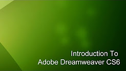 Intro to Dreamweaver Tutorial (CS6 version) - Playlist 
