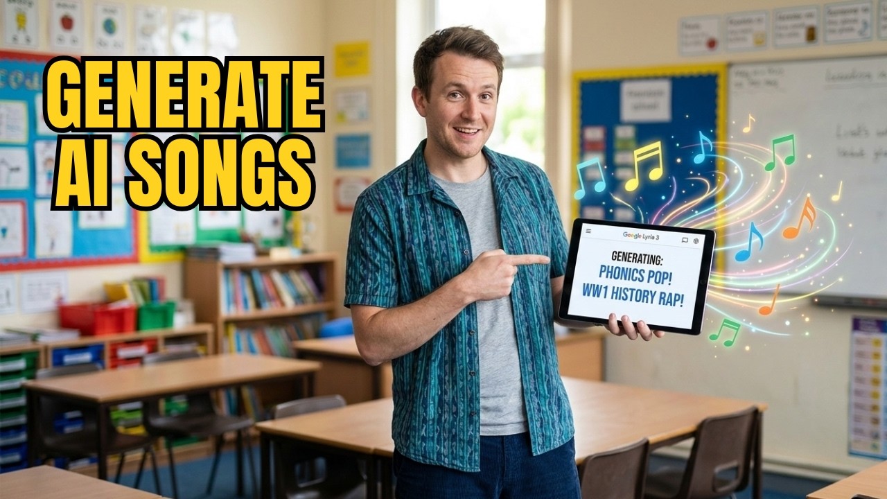 AI Classroom Music Generator for Teachers: Google Gemini Tutorial.