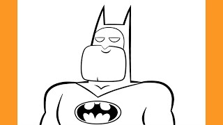 How to Draw BATMAN (Teen Titans GO) #BatmanDay
