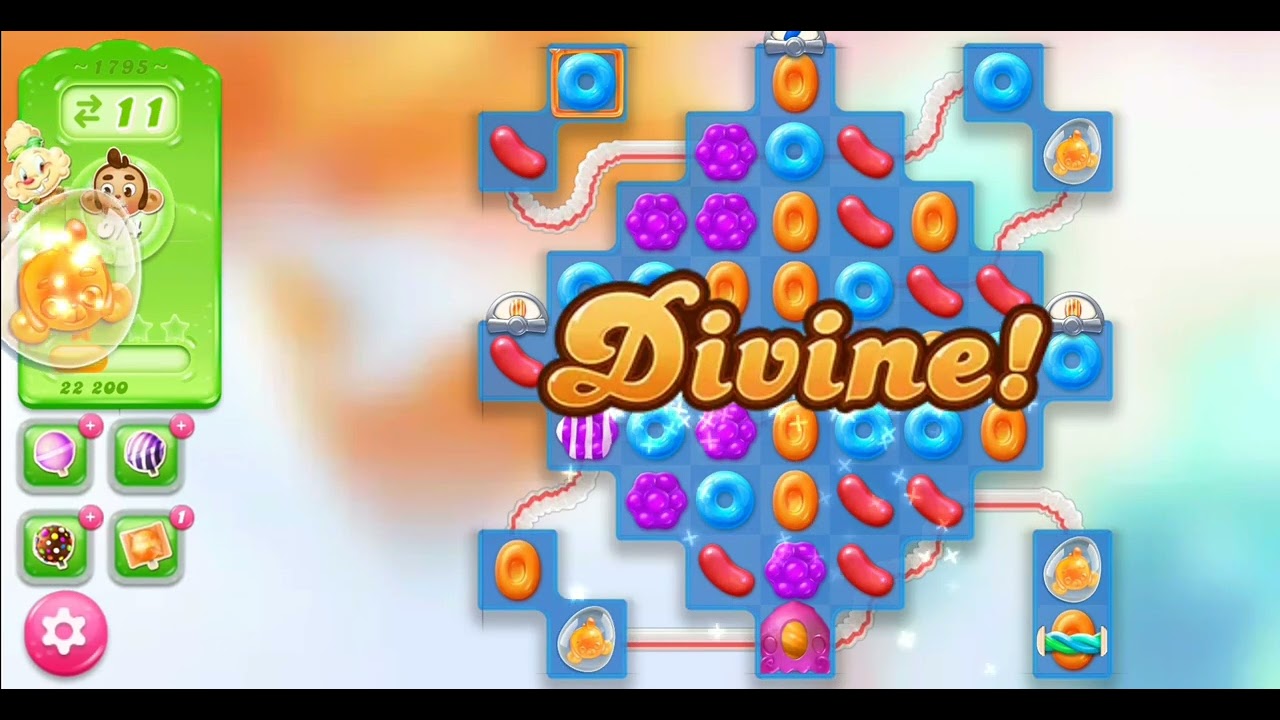 Candy Crush Jelly Saga Level 1795 - YouTube
