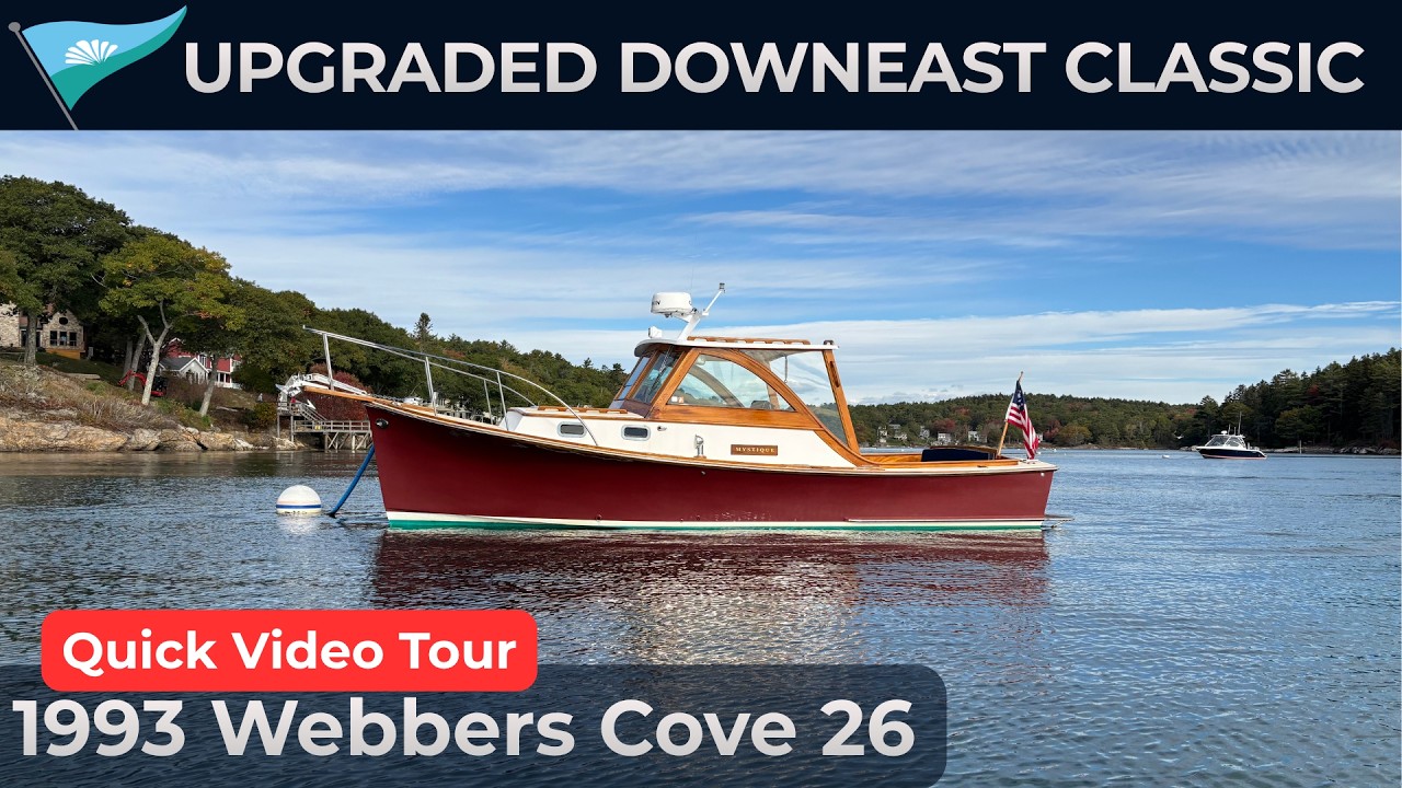 ⁣1993 Webbers Cove 26 For Sale [$139,000] - Quick Video Tour