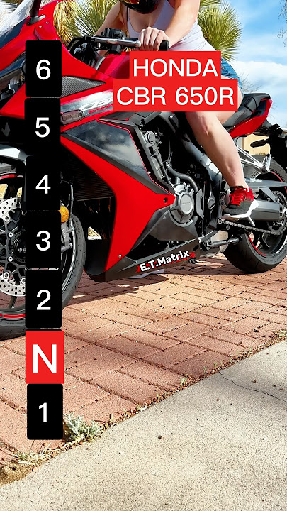 Maximum speed for each gear on a Honda CBR 650R
