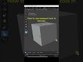 How to use measure tool in blender #blendertutorial