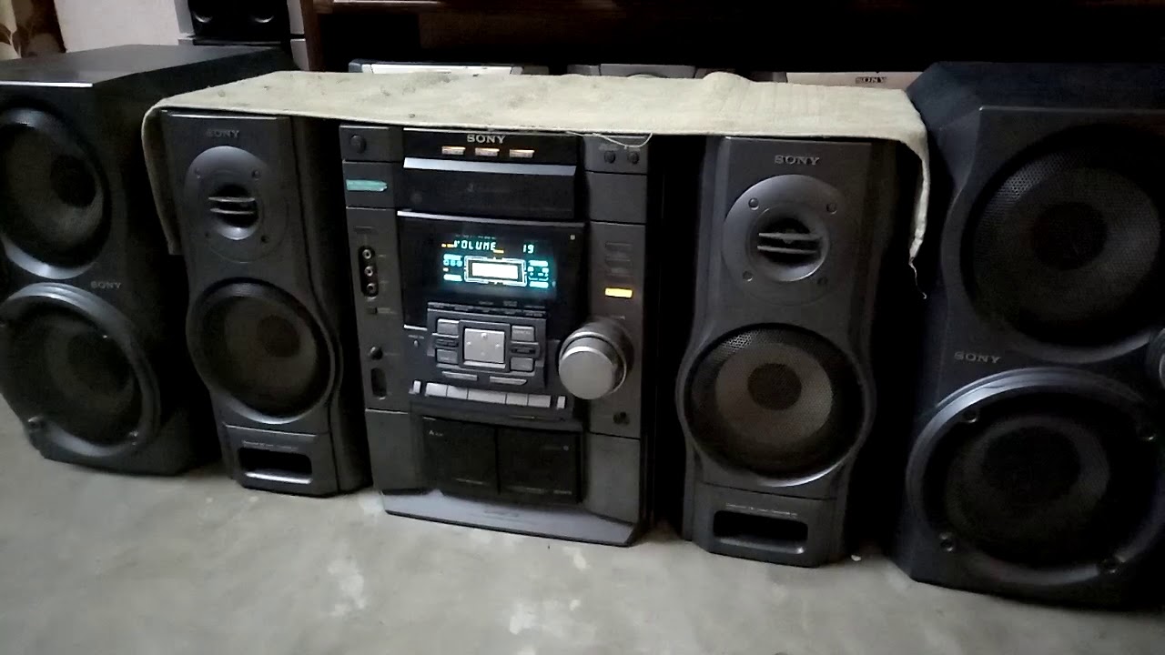 Sony mhc dx70 hi fi music system sound test. YouTube