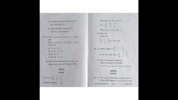 Igu, Mdu question paper BCom 1st sem subject- Business Mathematics(I) please subscribe my channel