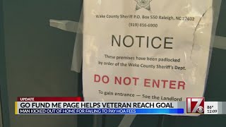 Raleigh veteran reaches goal to save home after CBS 17 story