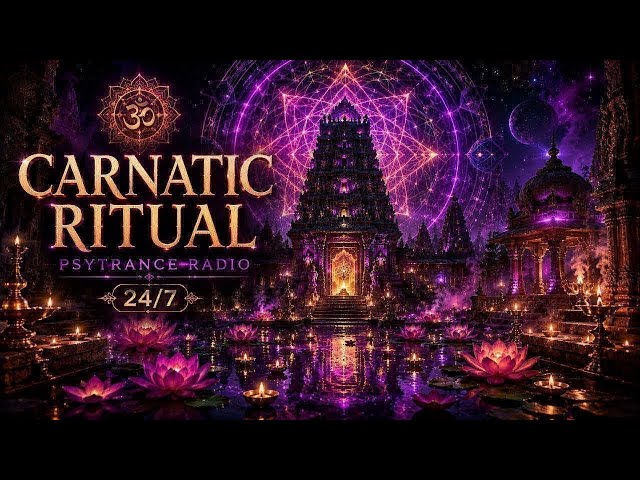 Indian Psytrance Radio 🔱 24/7 Carnatic Goa Trance • Focus