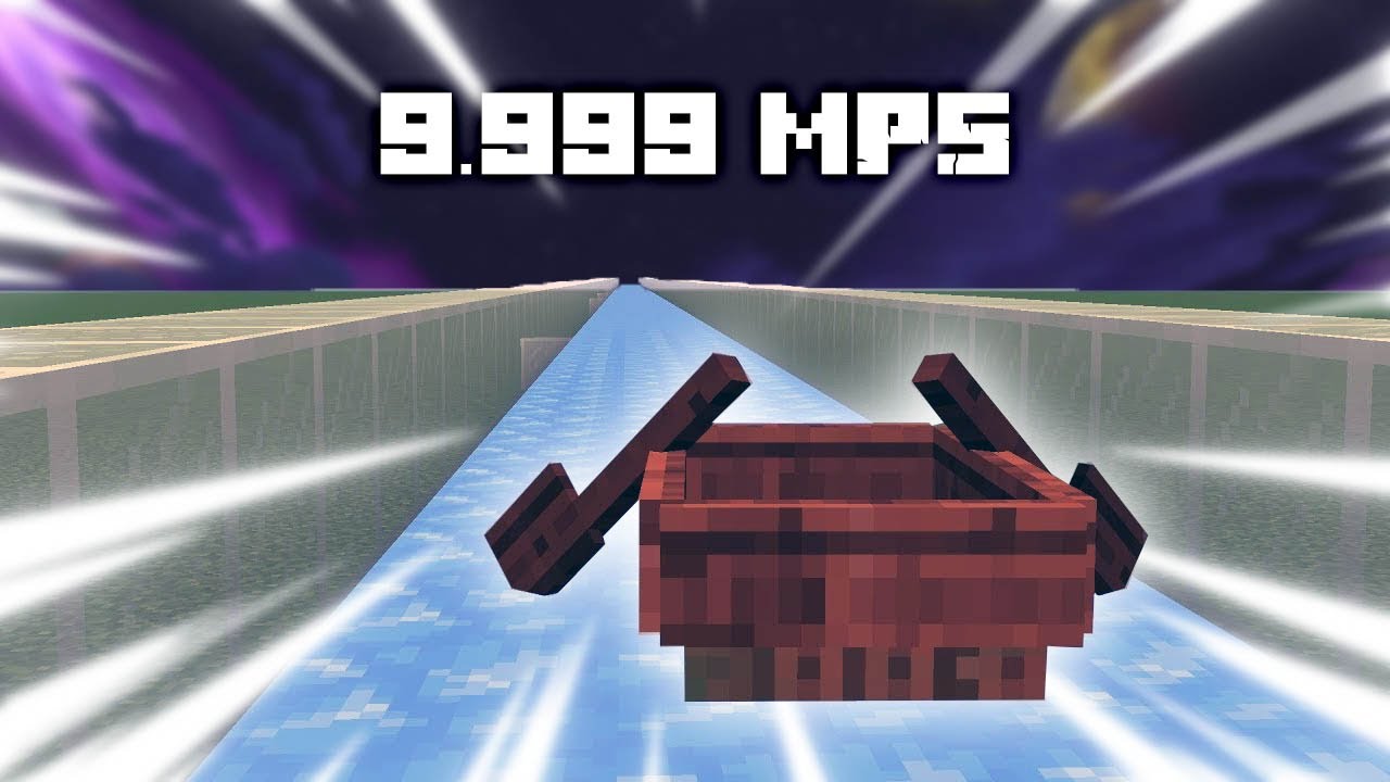 The Fastest Way to Move in Minecraft - YouTube