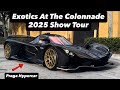Exotics At The Colonnade Show Tour 2025 (Supercars &amp; Hypercars) South Florida