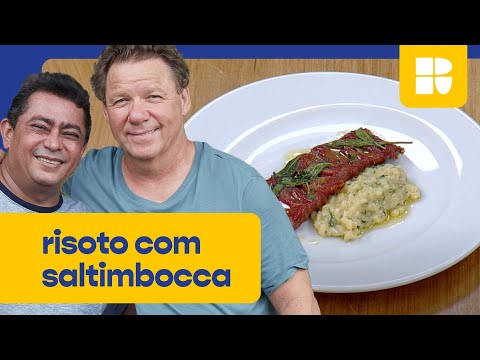 Risoto de limão siciliano com saltimbocca | Claude Troisgros e Batista | Que marravilha!