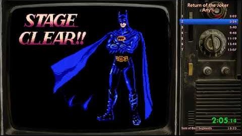Batman Return of the Joker (NES) 14:48 speedrun