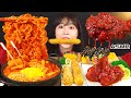 ASMR MUKBANG| 직접 만든 떡볶이 양념치킨 김밥 먹방 & 레시피 FRIED CHICKEN AND Tteokbokki EATING