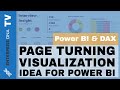 Page Turning Visualization Idea For Power BI - Impressive Dashboard Technique