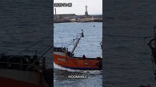 2025-11-06 Partida buque pesquero INDOMABLE #mdq #pesca #puertomardelplata #barco #ship