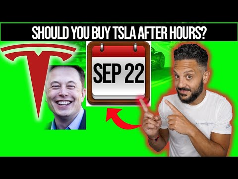 Stock market after-hours: Tesla Battery Day live event!