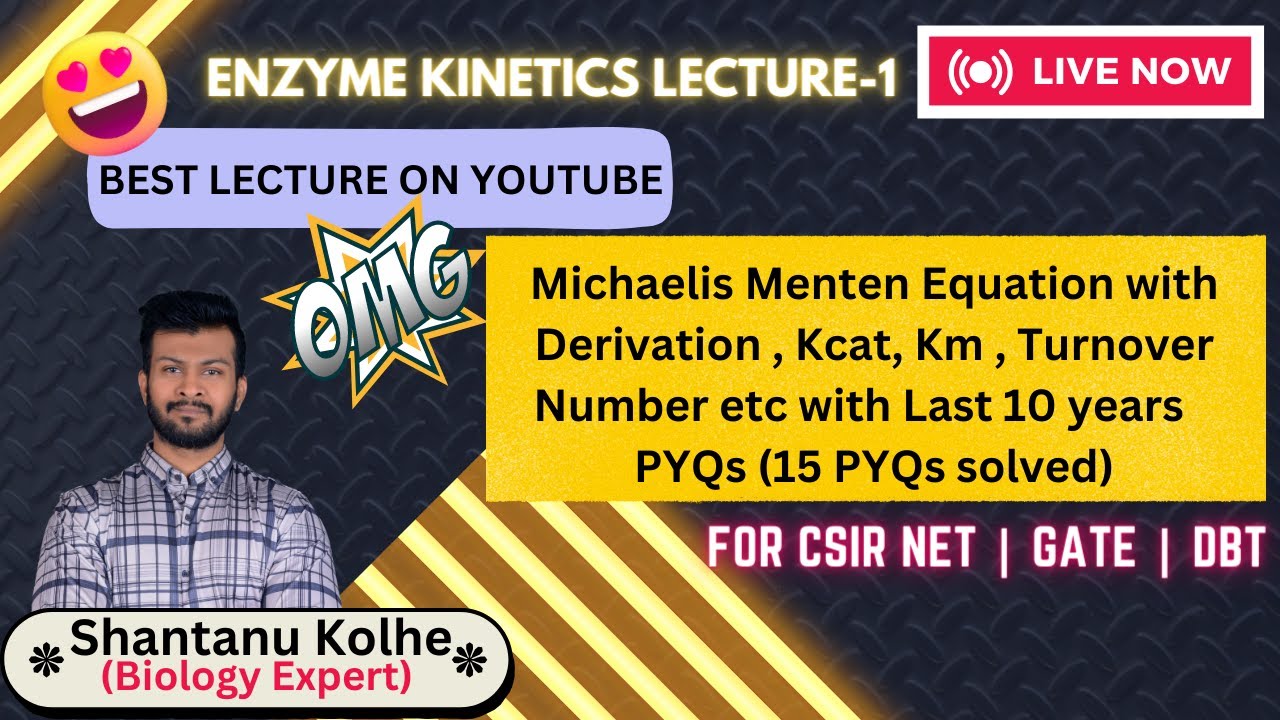 Enzyme CSIR NET LIFE SCIENCE Biochemistry Enzyme