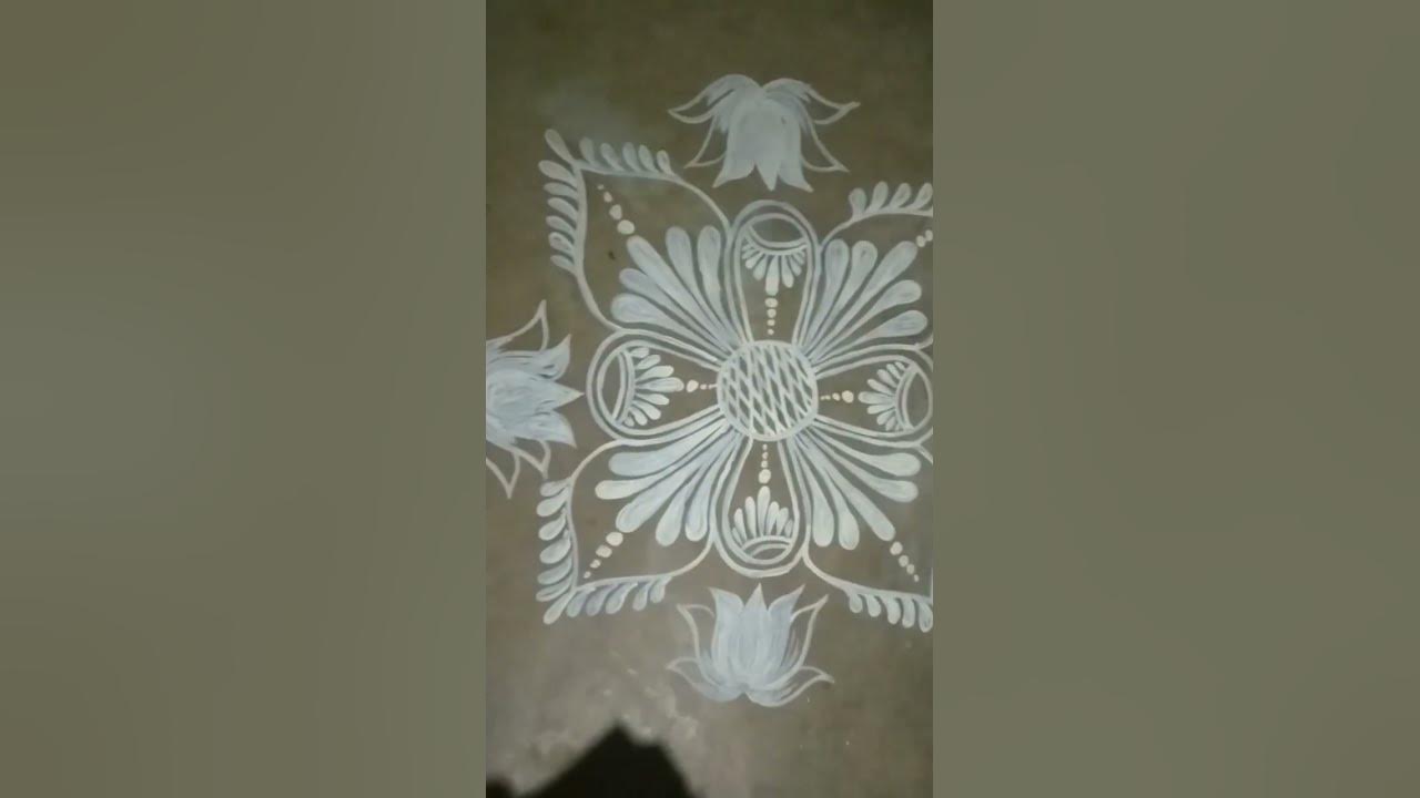 alpona floor # short video# - YouTube