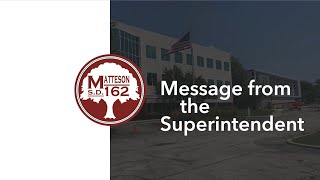 Message from the Superintendent - Wednesday, October 28th, 2020