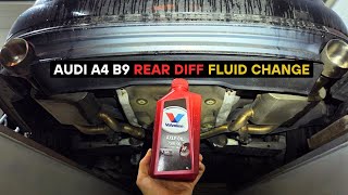 Rear Diff Fluid Change Audi A4A5 B9