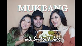 MUKBANG WITH DINDRA & AERO PART I | Claudia Setyohadi