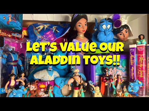 Valuing My Toy Collection” Ep. #143 Disney Aladdin Toys - YouTube