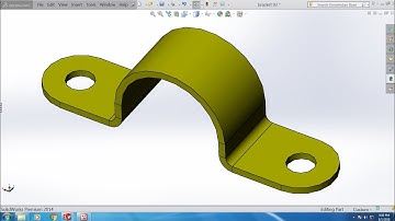 Solidworks tutorial bracket sheet metal