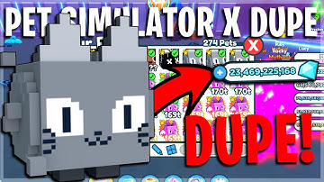 DUPE GEMS in Pet Simulator X SCRIPT/HACK | INFINITE PETS & GEMS