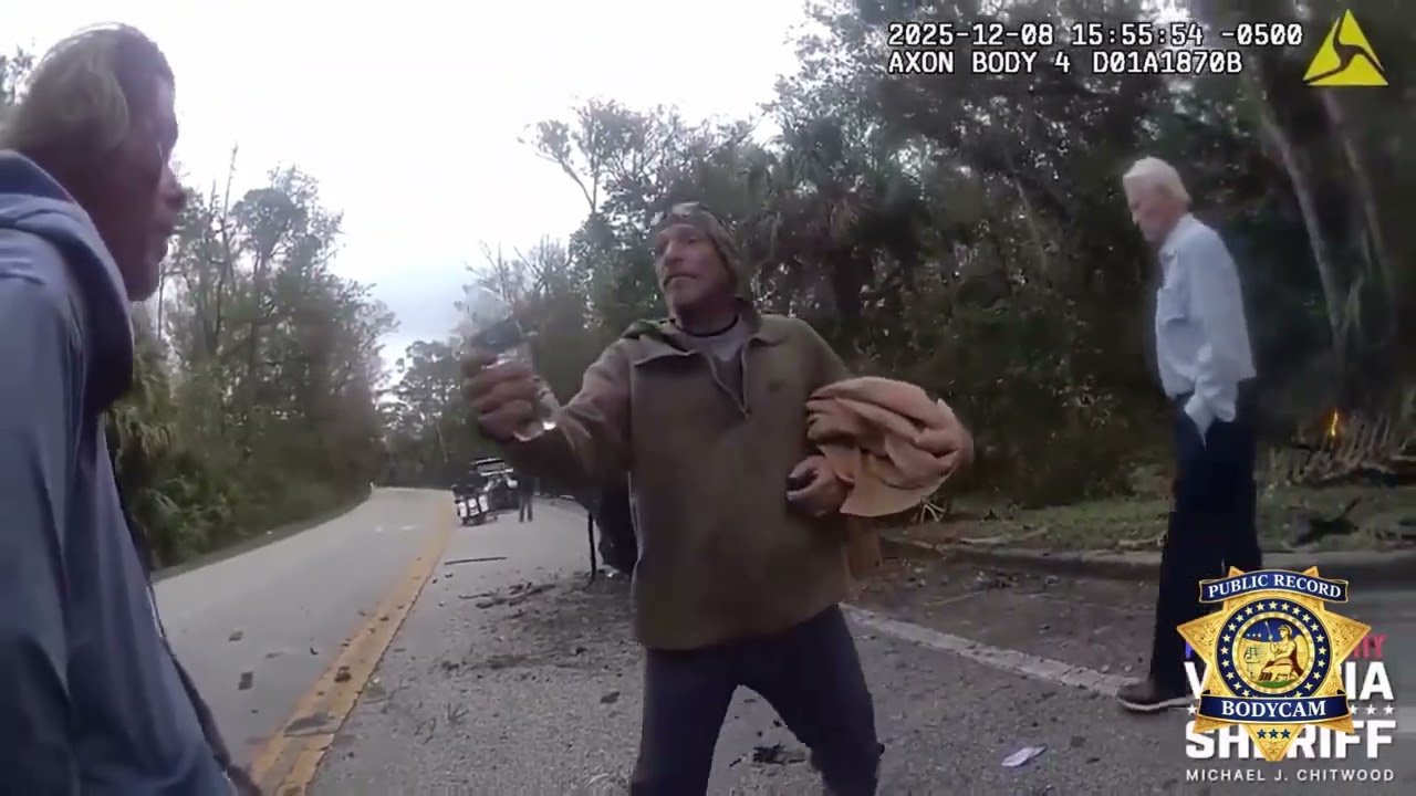 Man Claims He Teleported Into Stolen BMW After 100 MPH Crash | Florida Bodycam