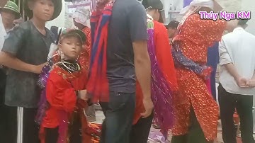 dân tộc dao thanh y làm lễ cấp sắc đặt tên cho con tại thôn đài van