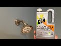 How to Clean a Shower Head with CLR - Calcium, Lime &amp; Rust Removal