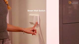 Smart wall switch using physical touch