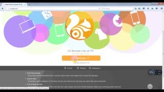 uc browser for pc free screenshot 1