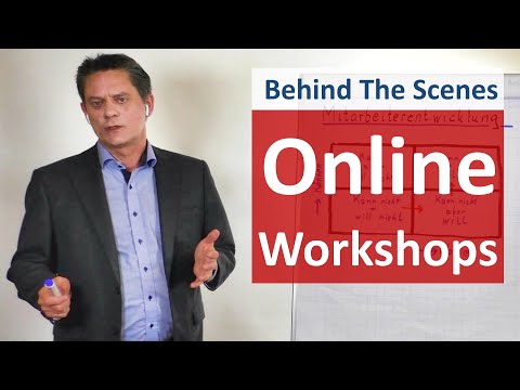 Meine Erfahrungen mit Online-Workshops - Behind The Scenes