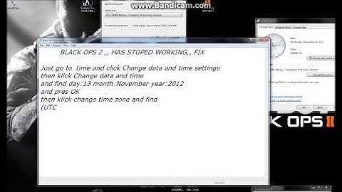 Call of duty Black Ops 2 ,,Has stopped working,, FIX