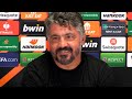 &#39;I don’t like to speak about the referee! They&#39;re human&#39; | Gennaro Gattuso | Marseille 2-2 Brighton