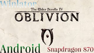 Winlator Development 5.1: The Elder Scrolls IV: Oblivion на Android [Играбельно, Wine 8.0.1]