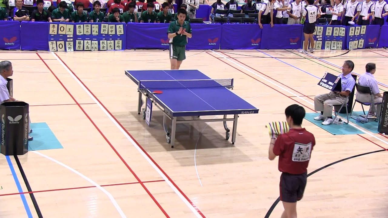 Table Tennis 王凱 × 矢野敬之　関東学生卓球2012-907