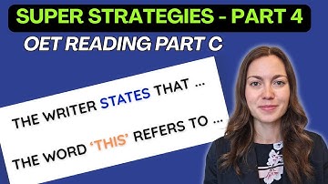 OET Reading Part C: Find Key Clues in the Text