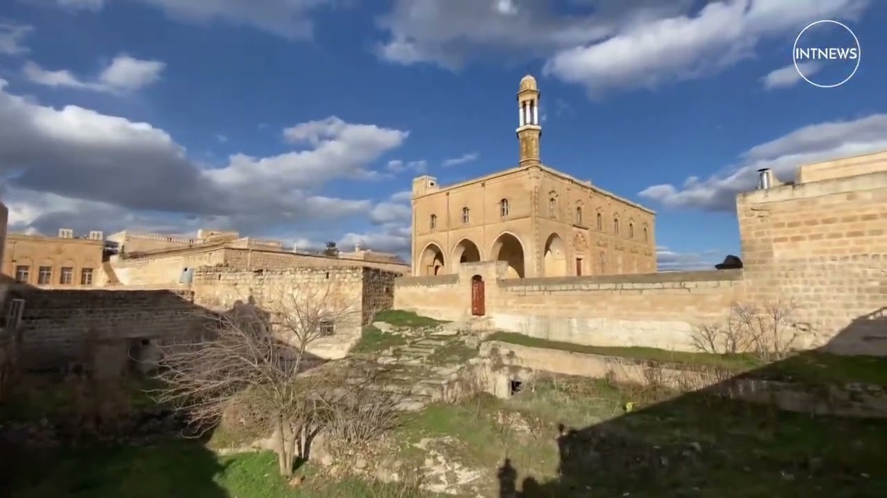 Midyat traditional houses are built with ancient limestone processing techniques