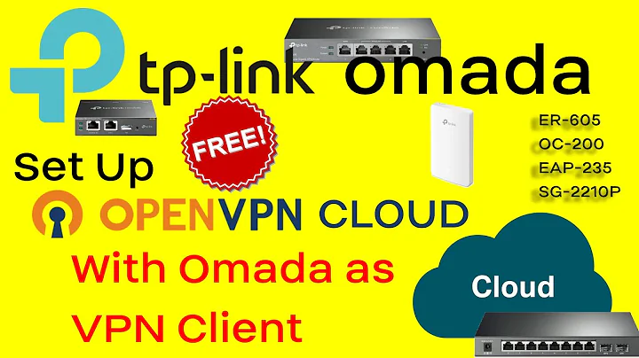LC19: Set Up FREE OpenVPN Cloud Connection with TP Link Omada ER-7206 ER-605 As Client
